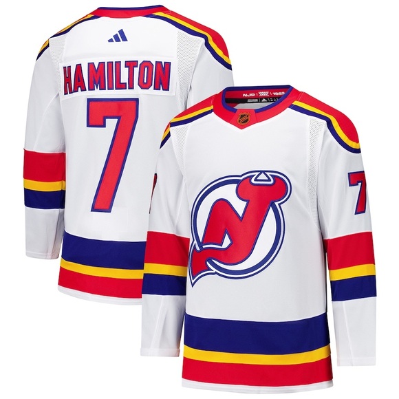 Dougie Hamilton New Jersey Devils adidas Reverse Retro 2.0 Authentic Jersey - Picture 8 of 8